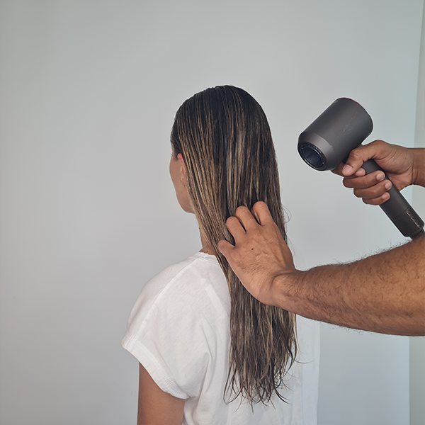 Séchage des cheveux